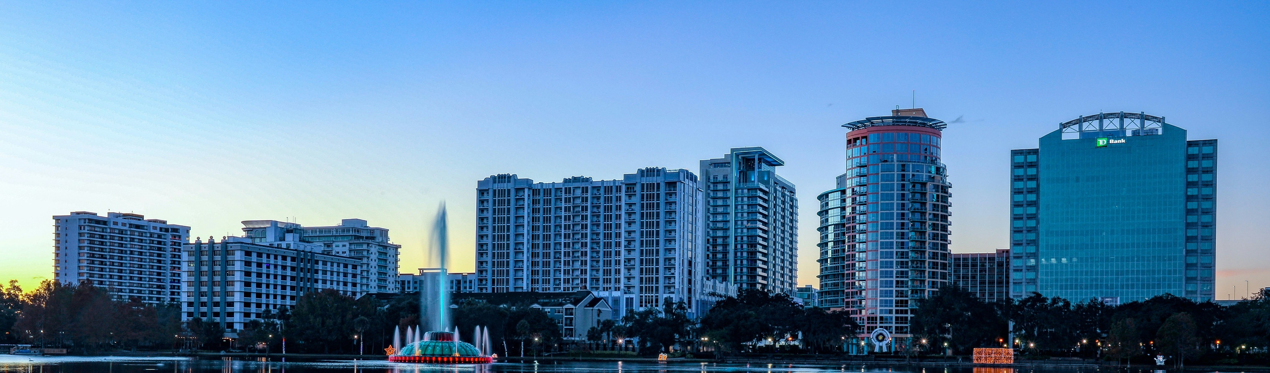 building behind a lake